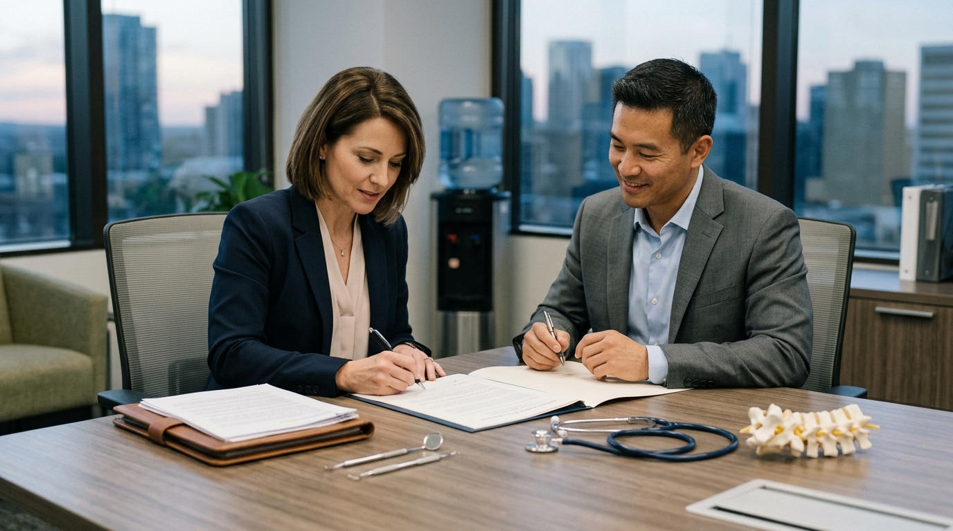 Illustration: A Guide to Practice Acquisition Loans: Buying a Medical or Dental Clinic